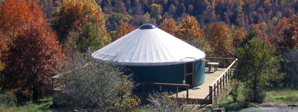 Vista yurt view